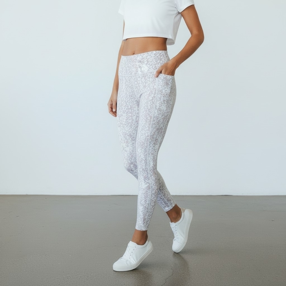 🌺3/$30 Athleta Salutation Stash High Rise Patterned High-Waisted Leggings SZ XS
